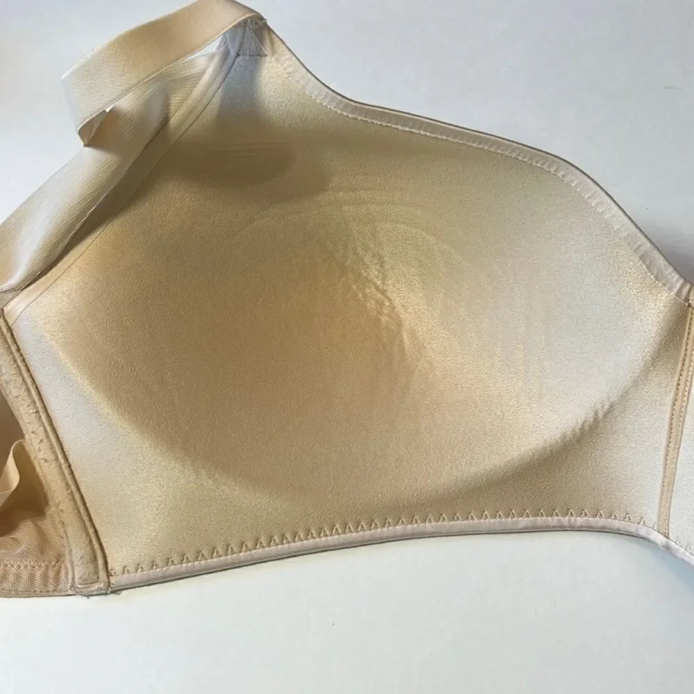 WACOAL Women’s Ultimate Side Smoother Wire Free T-Shirt Bra Nude Size 40 D
